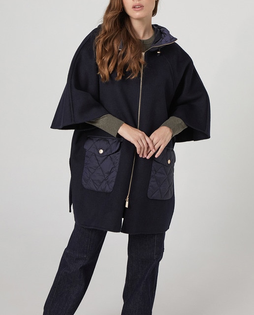 Imagen 0 de Capa ultrasoft capucha bolsillo nylon de mujer