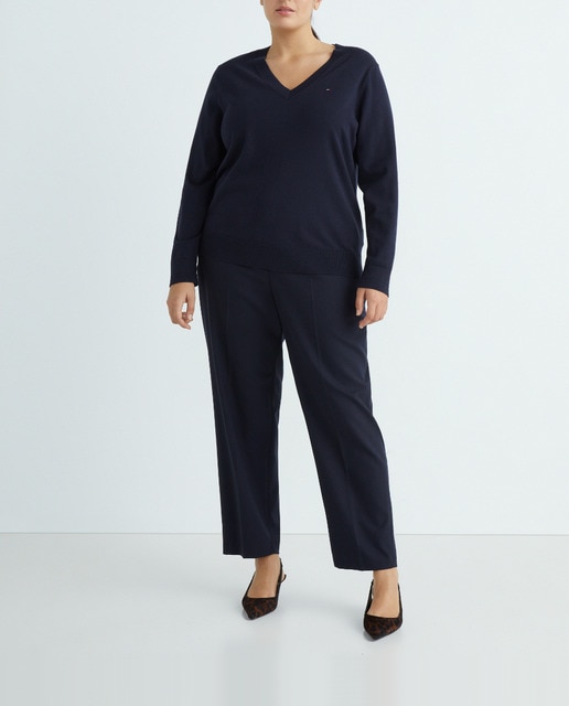 Imagen 0 de Pantalón de mujer recto y con fit slim