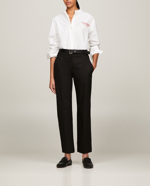 Imagen 0 de Pantalón de mujer slim straight chino de cintura media