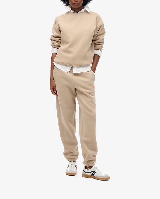 Imagen 0 de Joggers de mujer de bajos elásticos con logotipo Essential