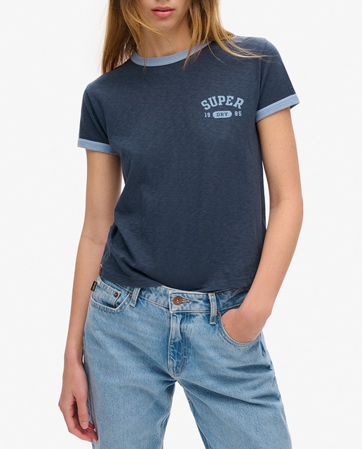Imagen 0 de Camiseta ajustada Athletic Essentials Ringer