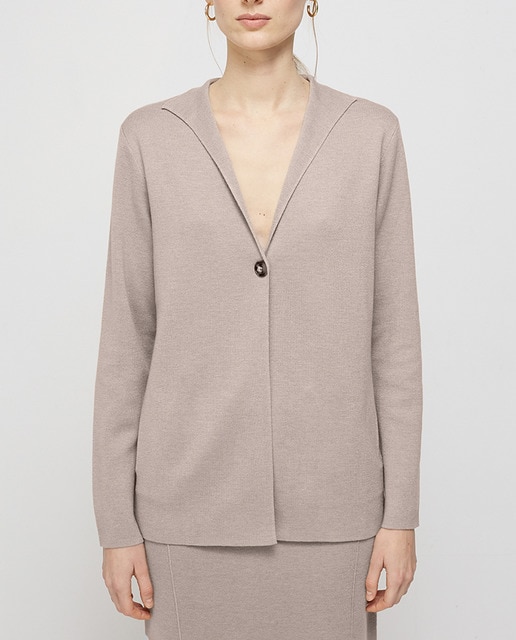 Imagen 0 de Chaqueta de mujer corte recto punto milano