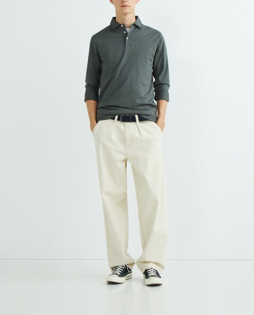 Imagen 0 de Polo de hombre liso classic fit de manga larga