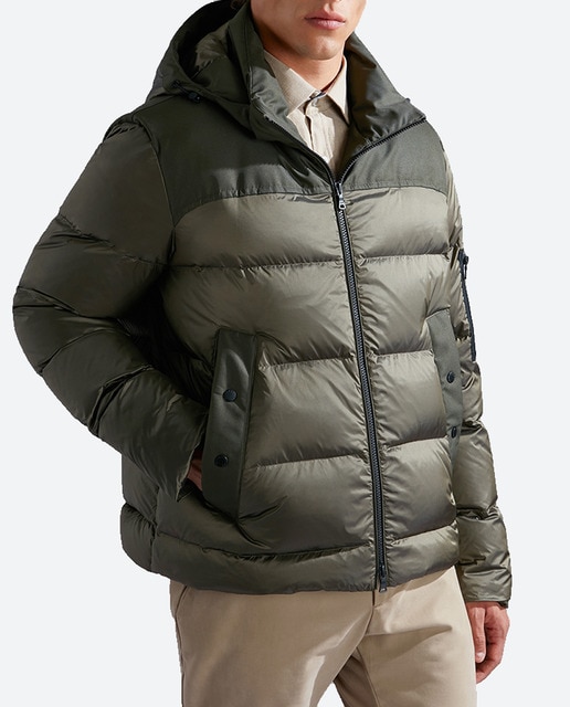 Imagen 0 de Cazadora de hombre tallas grandes plumas reciclada