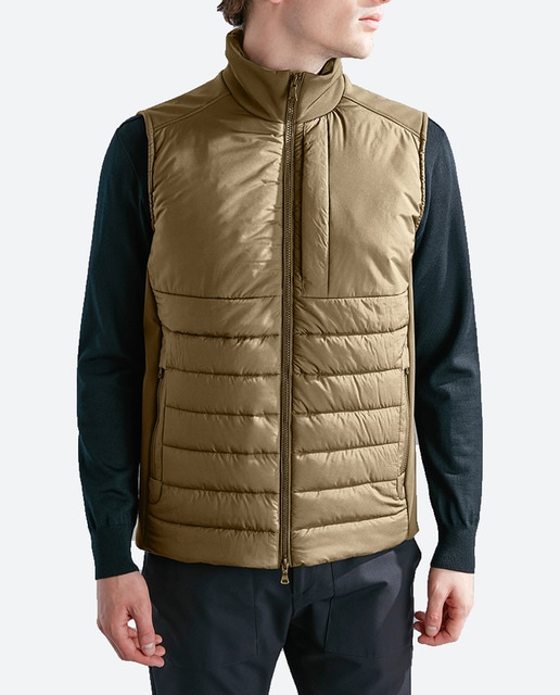 Imagen 0 de Chaleco de hombre tejido lateral light down delantero trasero
