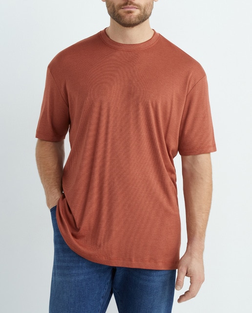 Imagen 0 de Camiseta de hombre tallas grandes manga corta, doble cuello