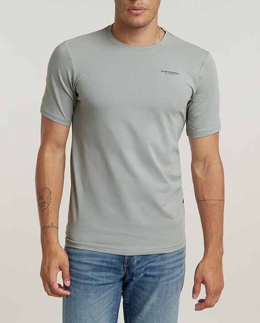 Imagen 0 de Camiseta Base de hombre en algodón orgánico slim manga corta