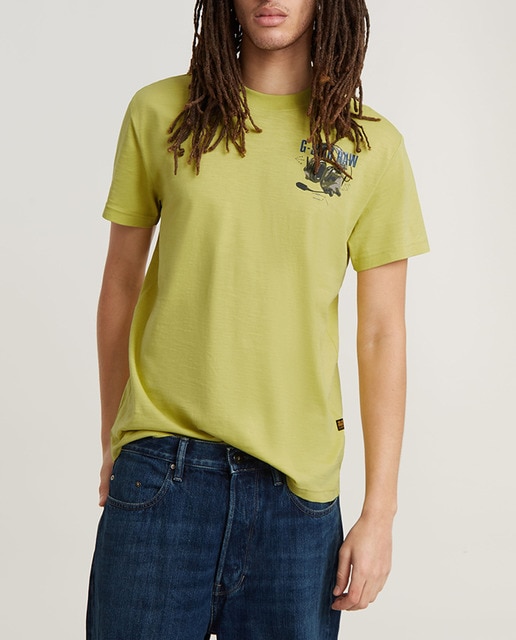 Imagen 0 de Camiseta Headphones Back Graphic de hombre