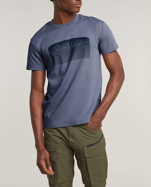Imagen 0 de Camiseta Stacked Old Skool Logo de hombre