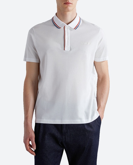 Imagen 0 de Polo de hombre manga corta ribetes contraste cuello