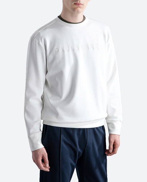 Imagen 0 de Sudadera de hombre cuello caja logo pecho escrito