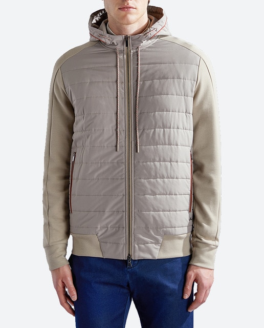 Imagen 0 de Felpa de hombre tallas grandes cremallera mixta