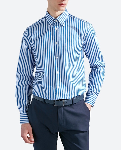 Imagen 0 de Camisa de hombre rayas supima