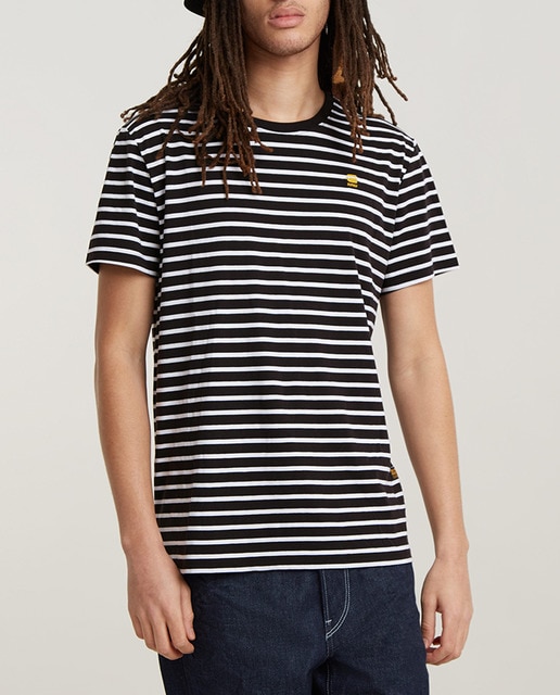 Imagen 0 de Camisa gráfica Stripe de corte recto de hombre