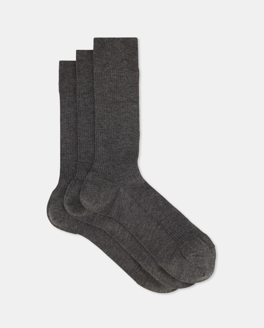 Imagem 0 de Pack de 3 Pares de Meias de Modal Canelado