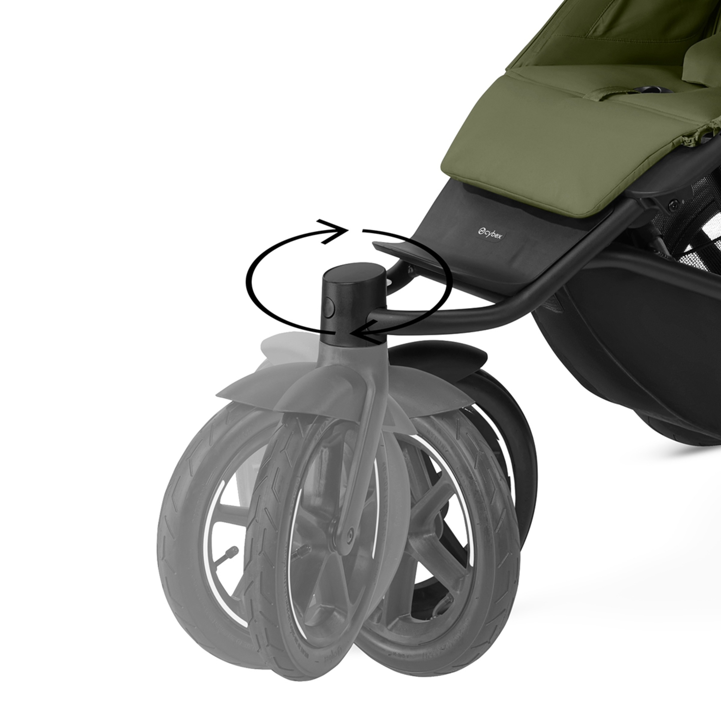 Carrinho de Passeio Avi Spin Verde-8