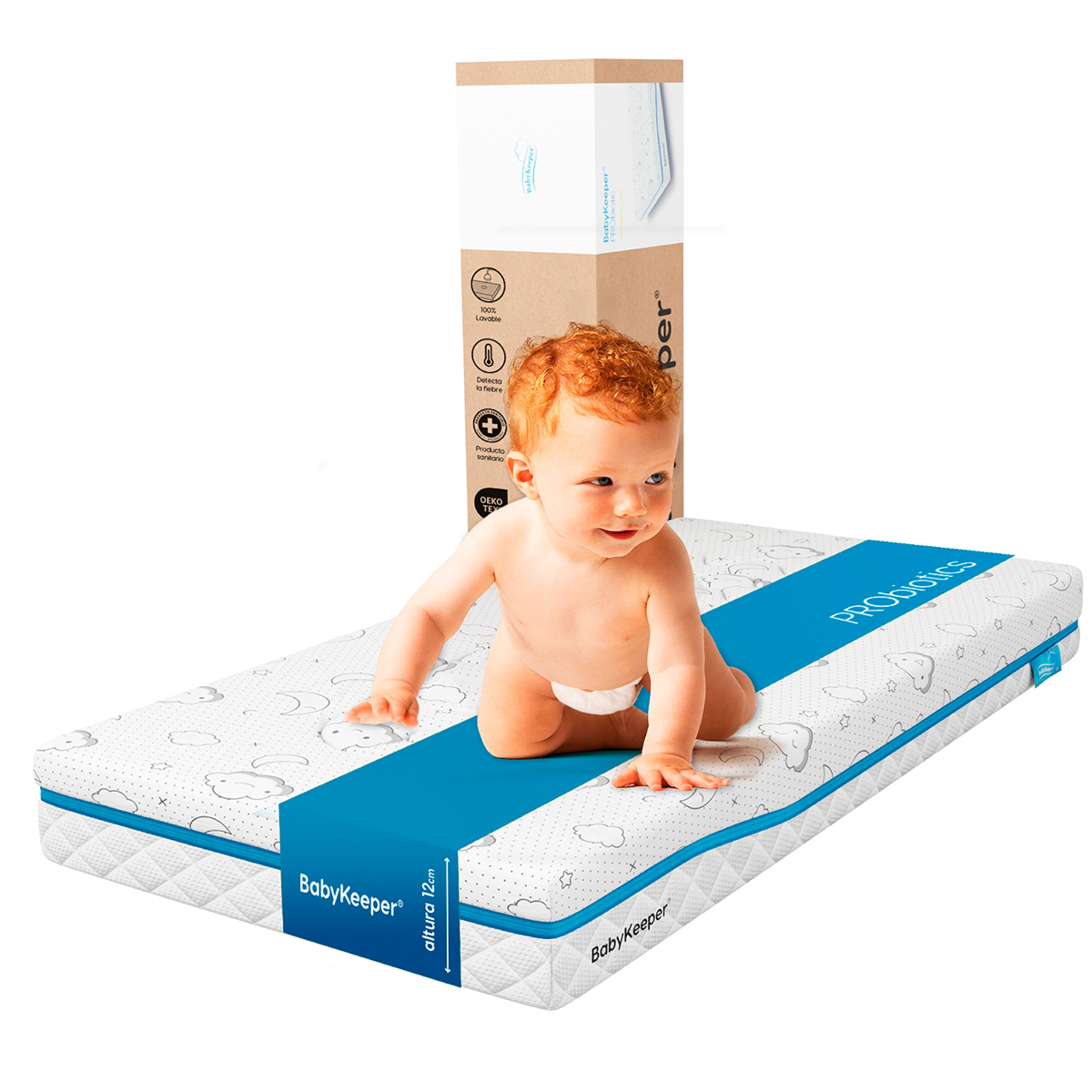 Colchão de Berço Probiotics Branco-2