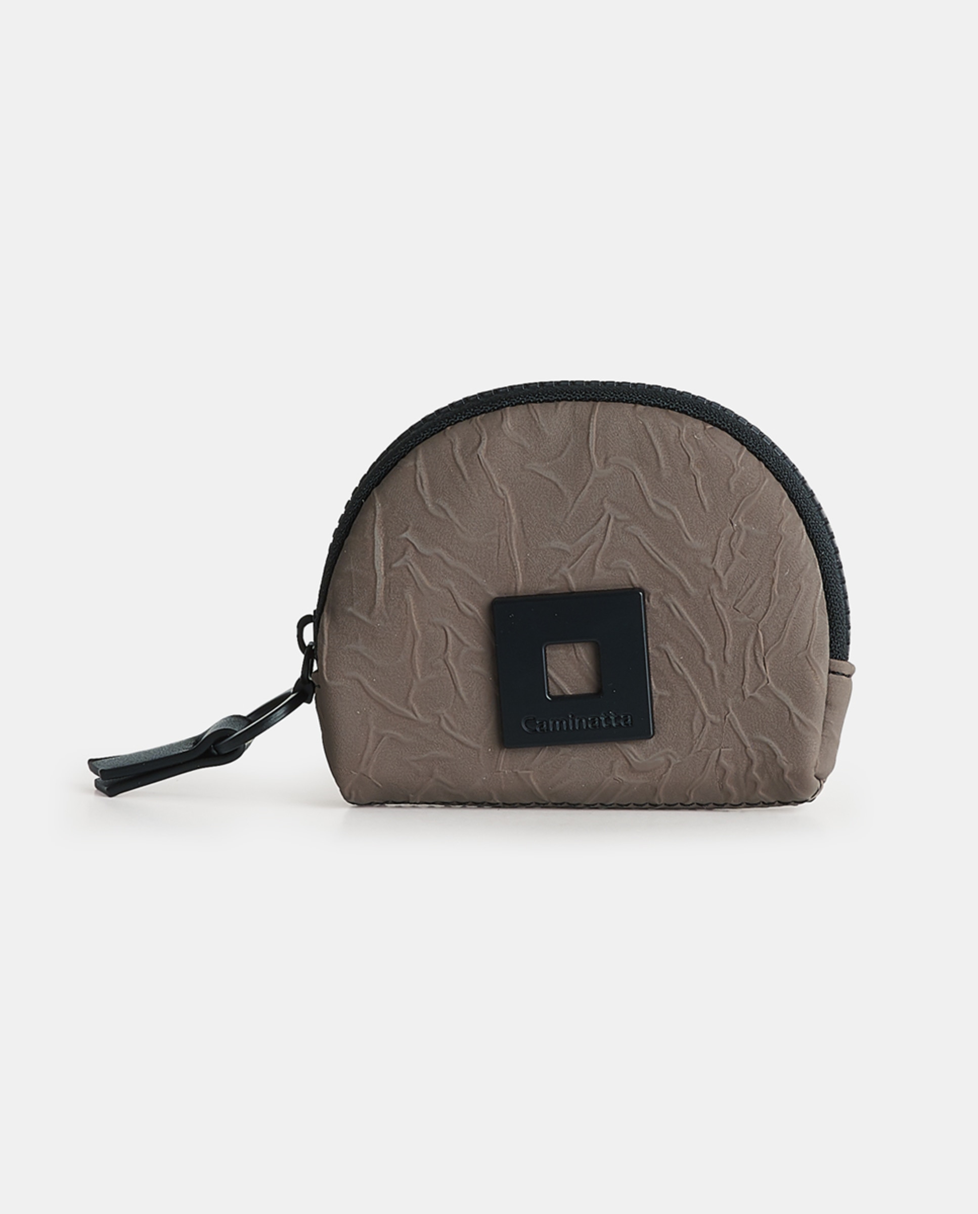 Porta-Moedas com Fecho de Correr Taupe-1