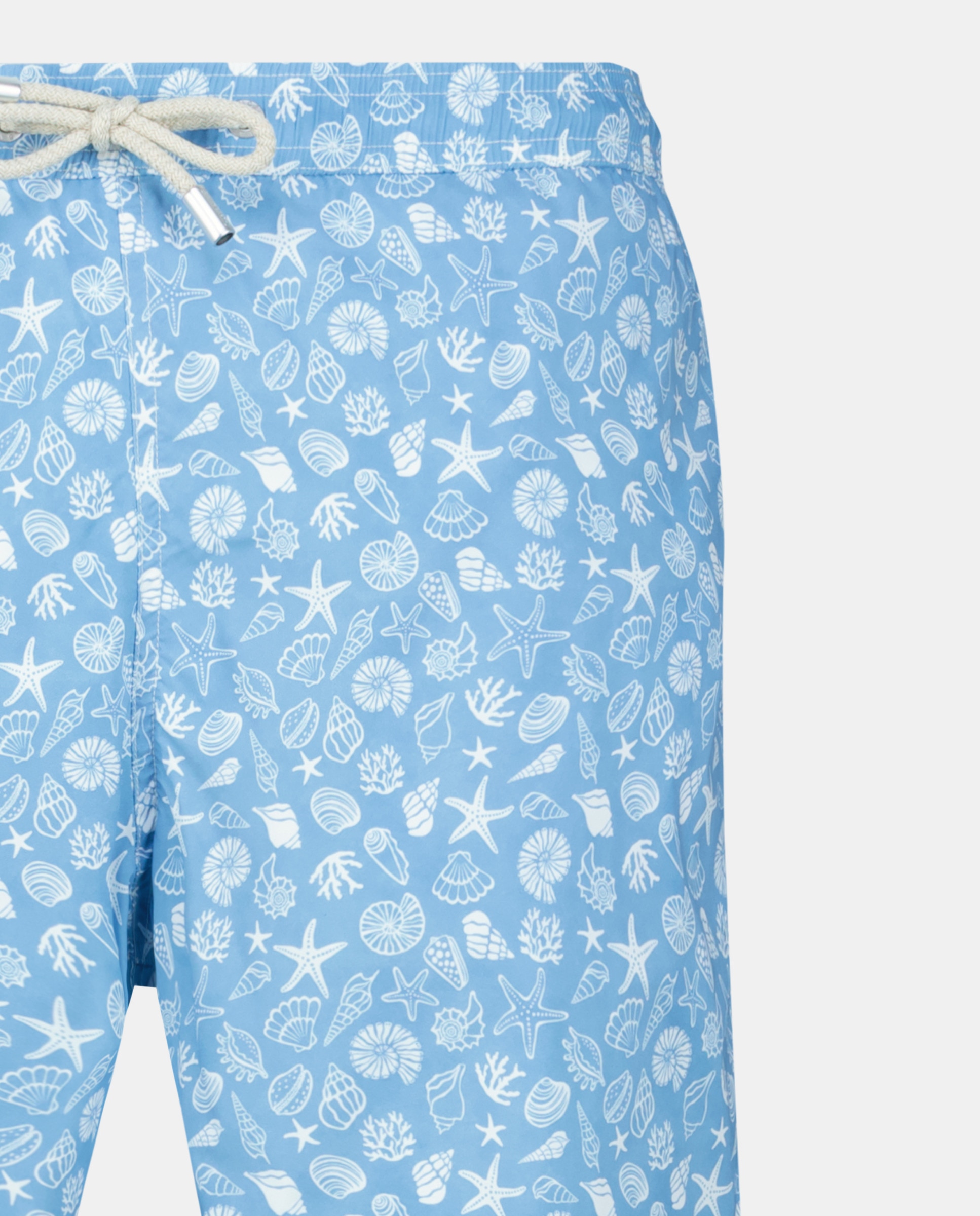 Calções de Banho de 40 cm de Comprimento com Cós Elástico e Dois Bolsos Azul-5