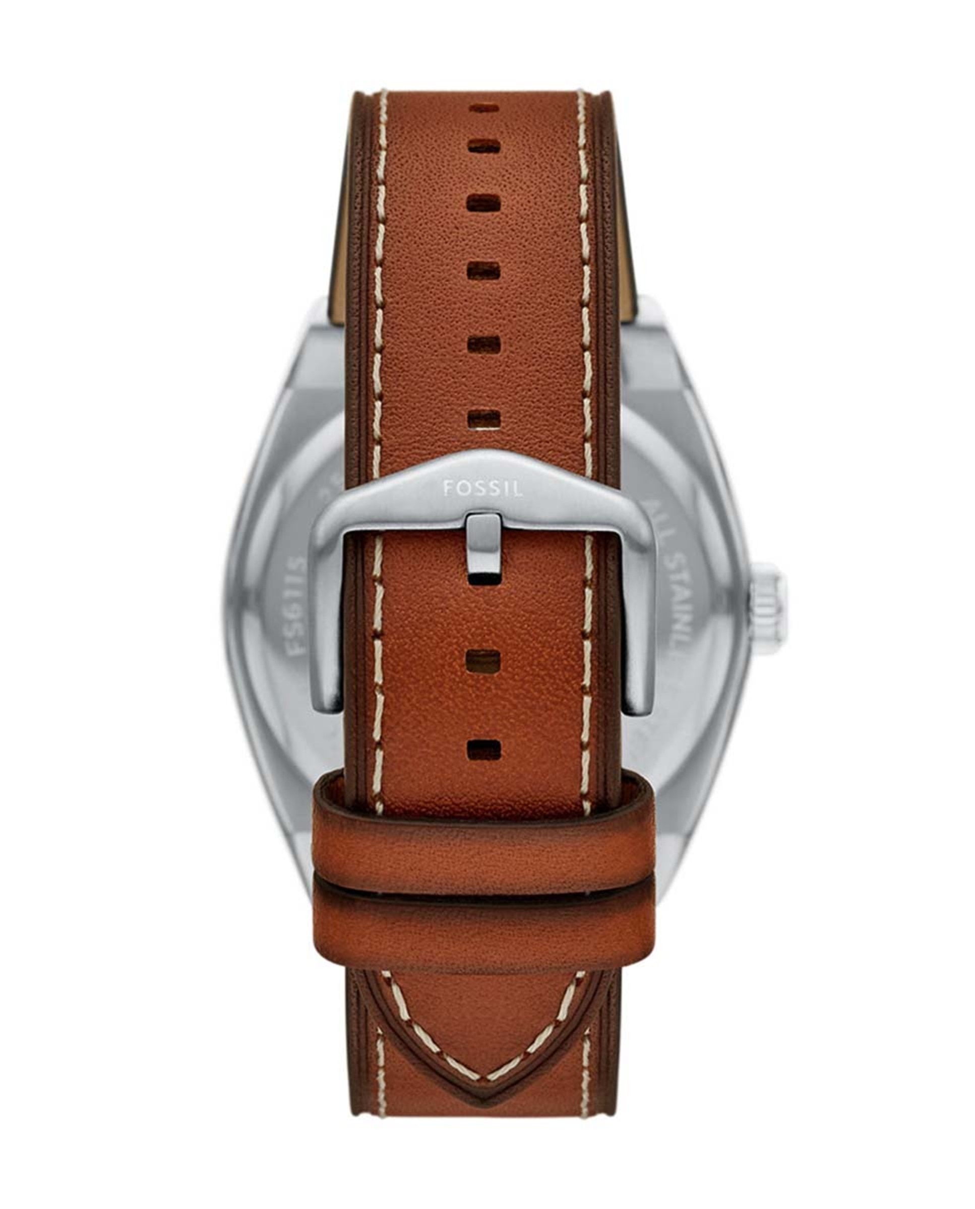 Reloj anillo de mujer Raquel ES5412 de acero y esmalte Blanco-2
