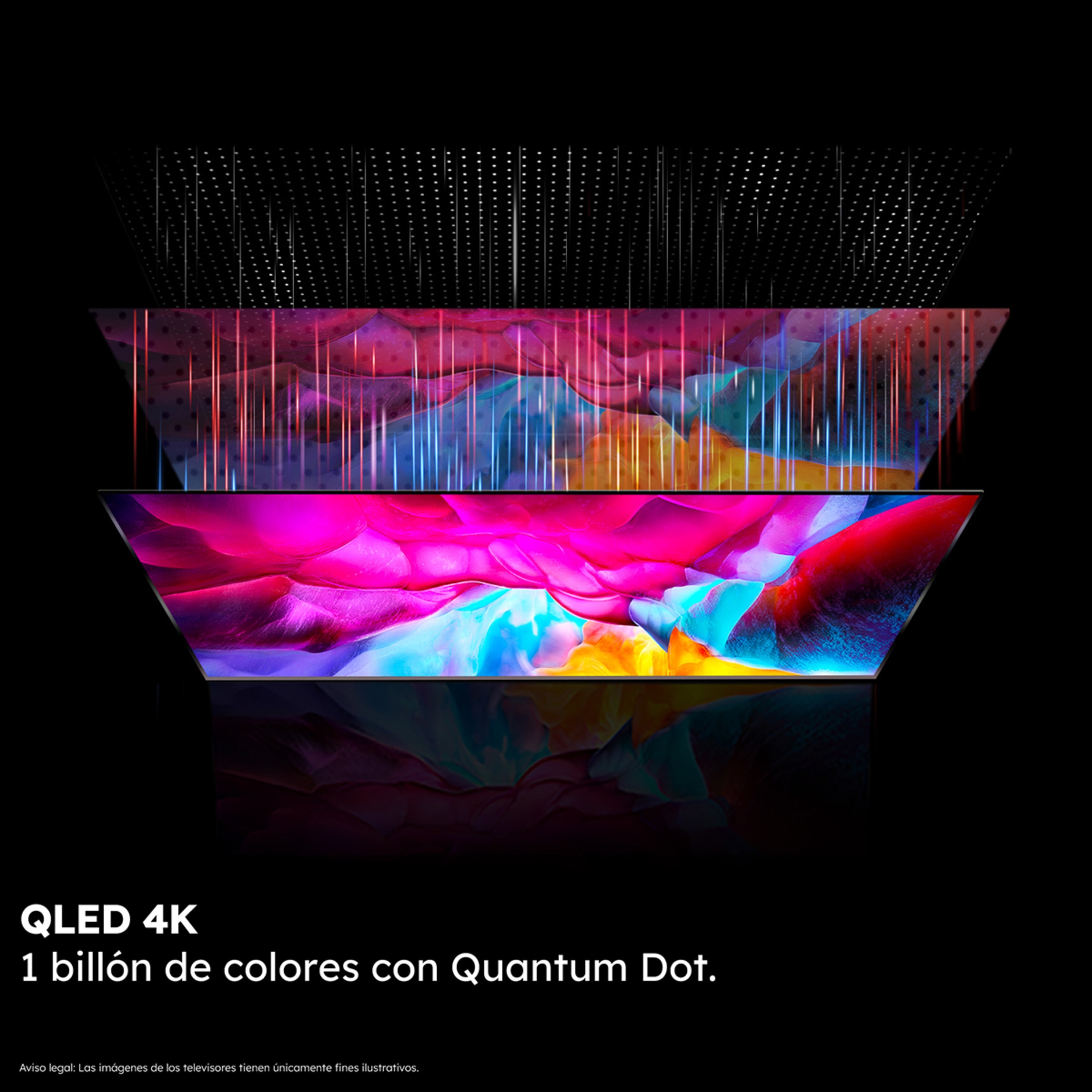 TV QLED 189 cm (75") Haier H75S80FUX UHD 4K, Peana central, Smart Google TV, HDR10, Gaming 120Hz, Dolby Audio Negro-4