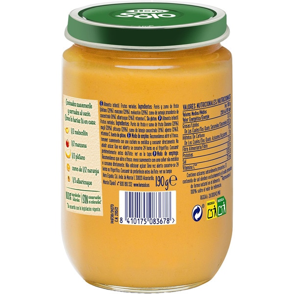 mixed fruits jar for 4+ months jar 190 g