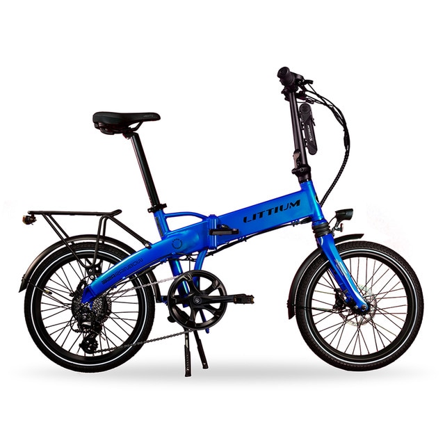Imagem 0 de Bicicleta Elétrica Dobrável Ibiza Rainbow - Blue Marlin