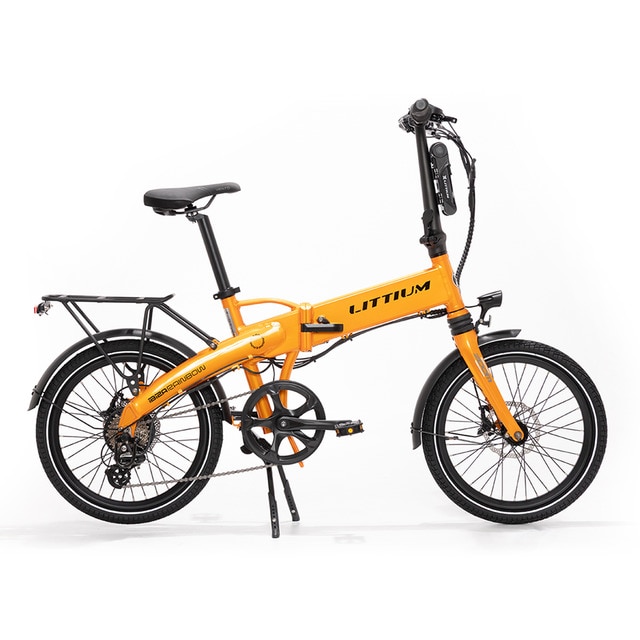 Imagem 0 de Bicicleta Elétrica Dobrável Ibiza Rainbow - Orange Juice