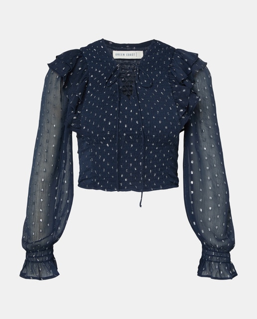 Imagem 0 de Top de Chiffon Lets Get Out