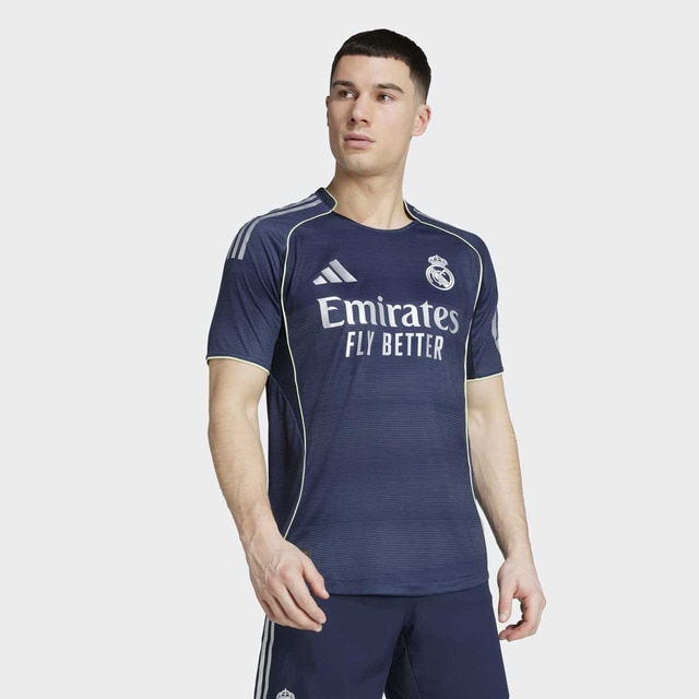 Imagem 0 de T-shirt de Homem 2.º Equipamento Real Madrid CF 2025-2026 Authentic