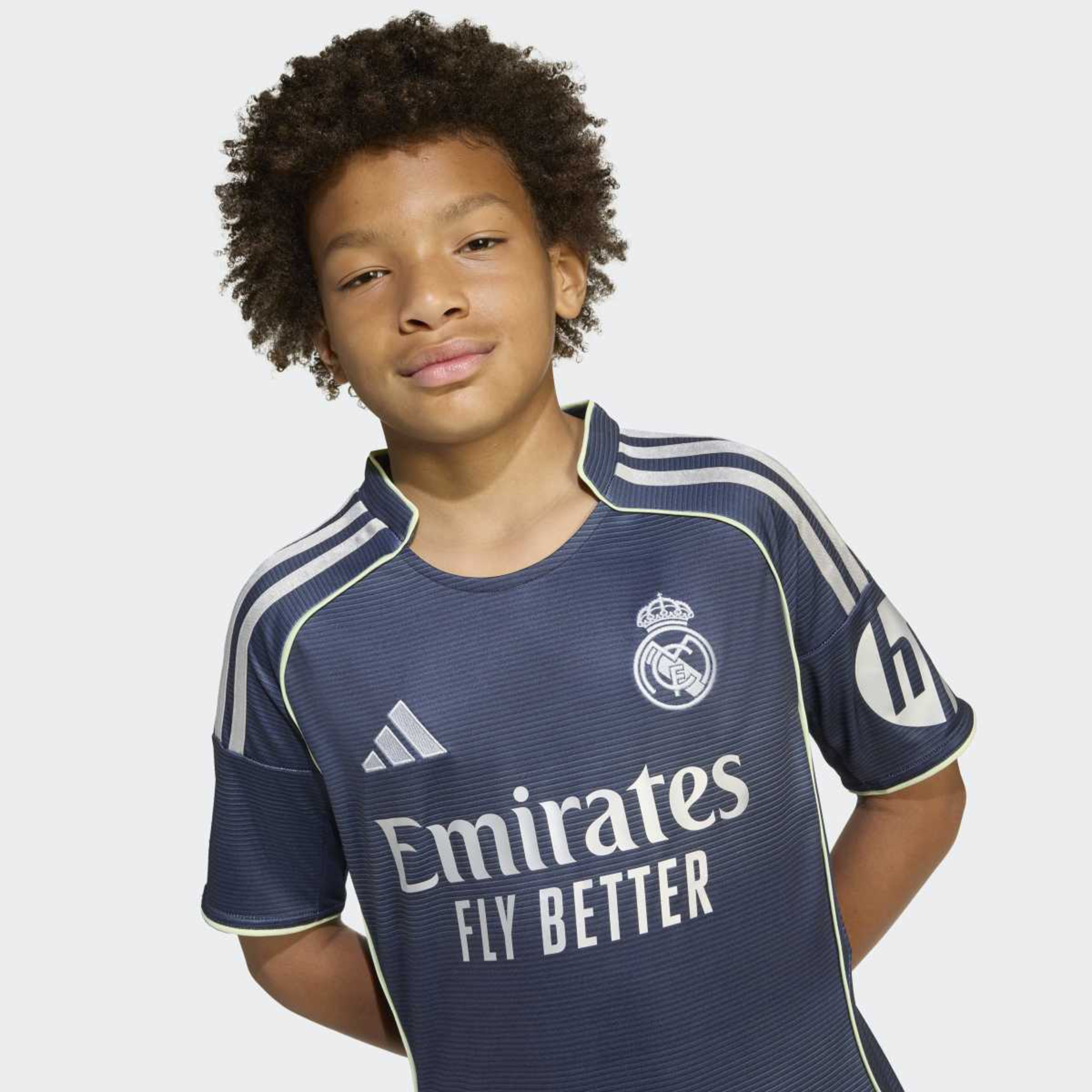 T-shirt de Criança 2.º Equipamento Real Madrid CF 2025-2026 Azul-4