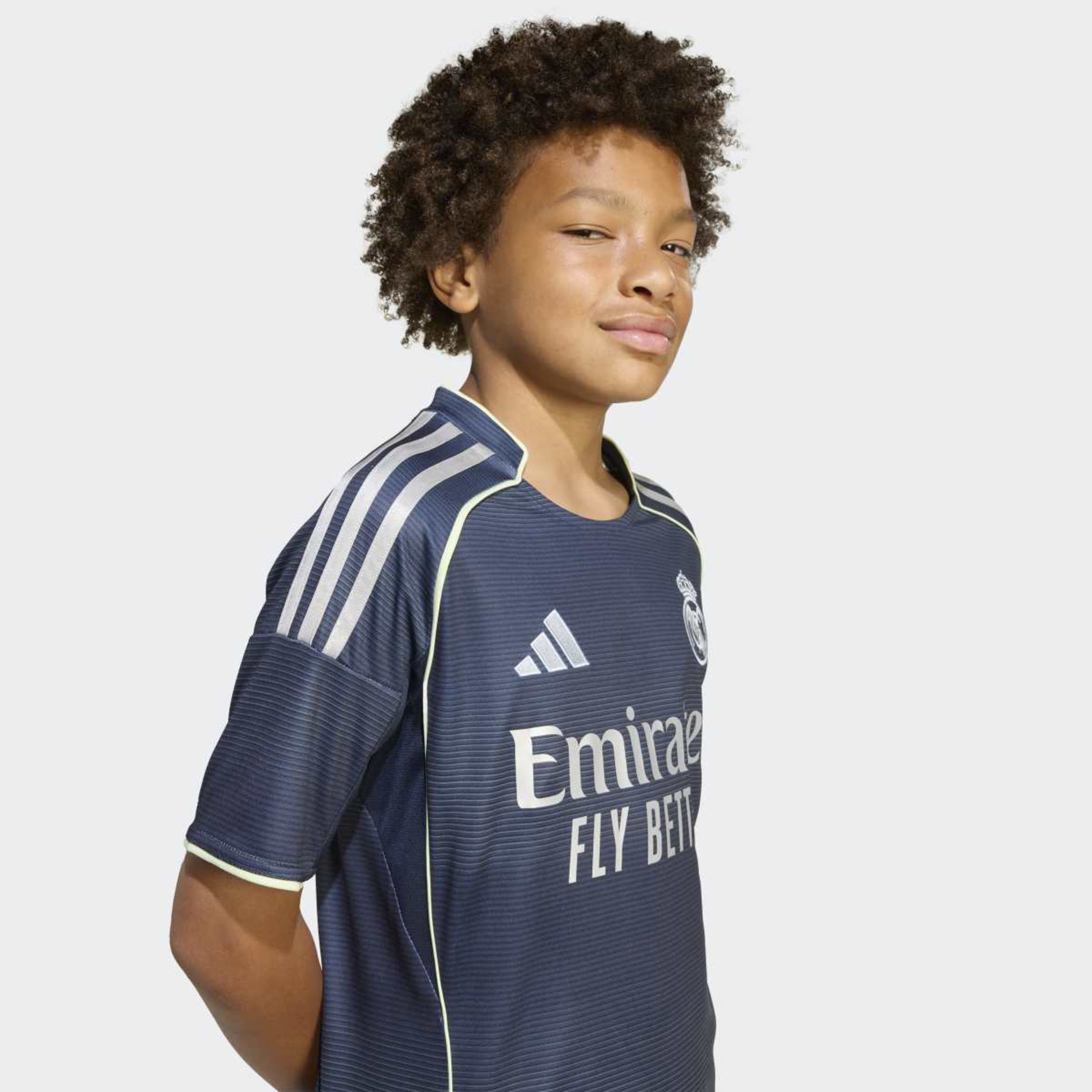 T-shirt de Criança 2.º Equipamento Real Madrid CF 2025-2026 Azul-3