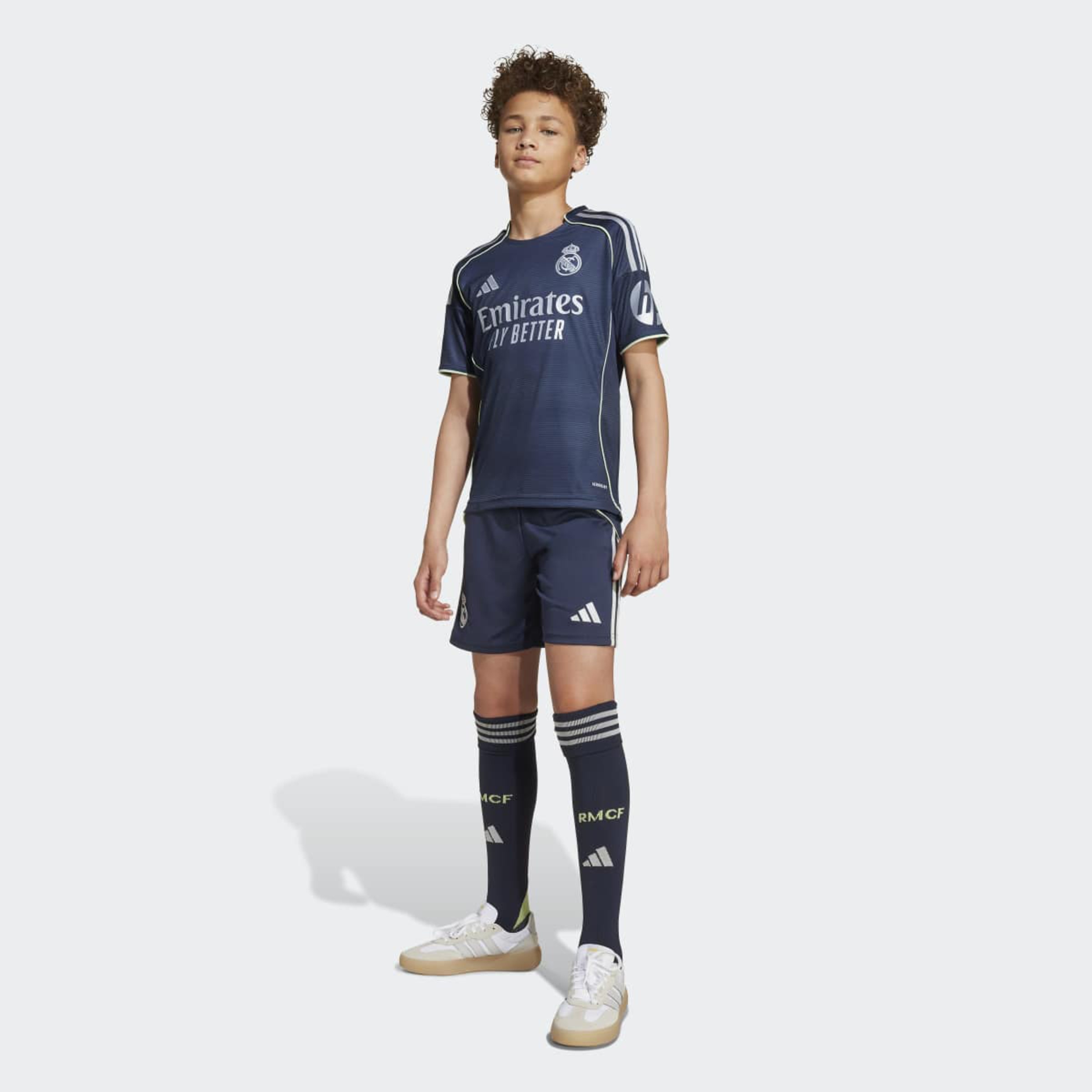 Conjunto de Criança 2.º Equipamento Real Madrid CF 2025-2026 Azul-5