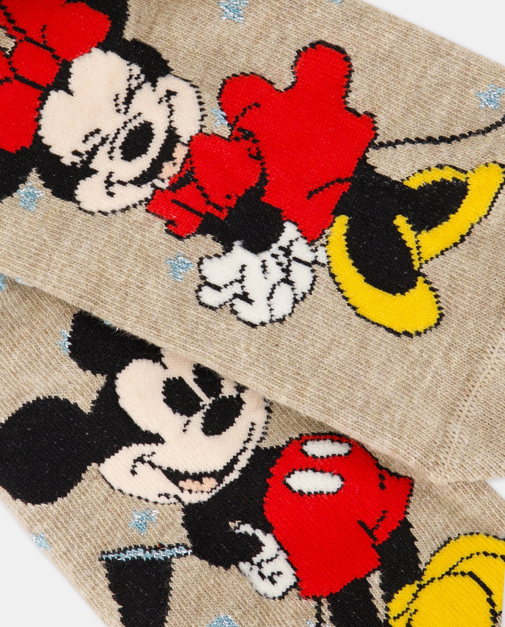 Pack de Três Pares de Meias com Estampados 820 Cinzento Médio-3