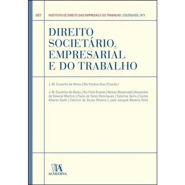 Imagem 0 de Direito Societário, Empresarial e do Trabalho - Diálogos Lusófonos