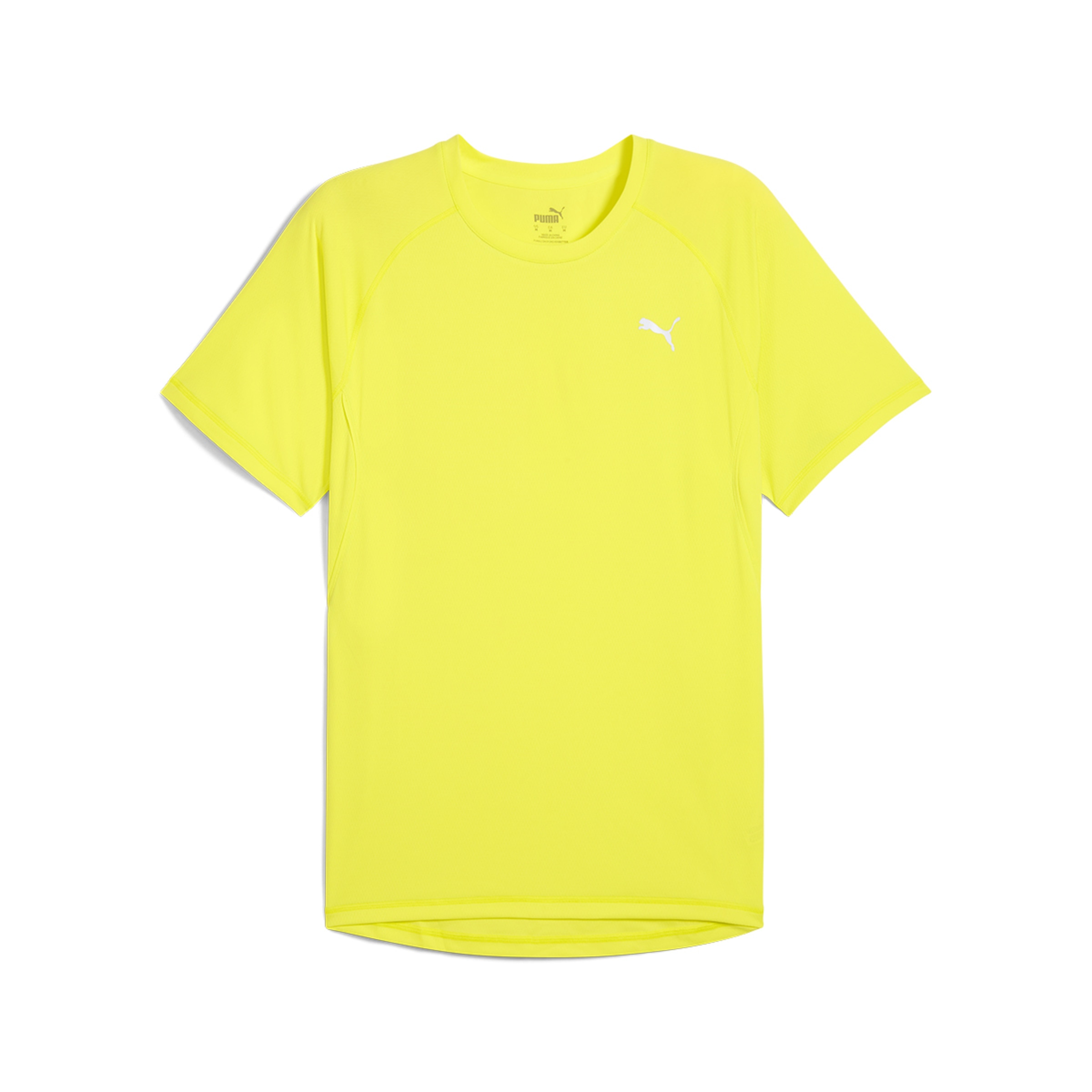 T-shirt de Homem M Run Velocity Tee (POLY) Amarelo-4