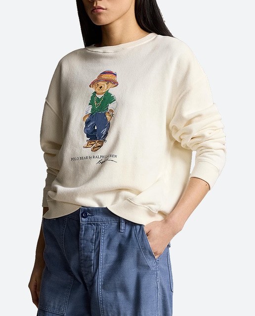 Imagen 0 de Sudadera de mujer de cuello redondo con Polo Bear