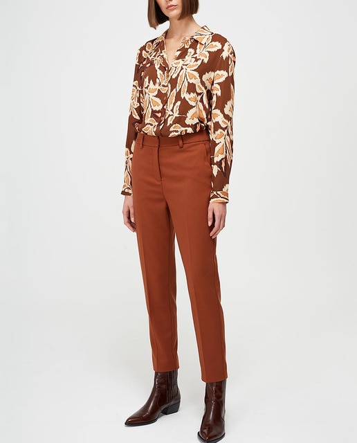 Imagen 0 de Pantalon de mujer pitillo lana y elastano