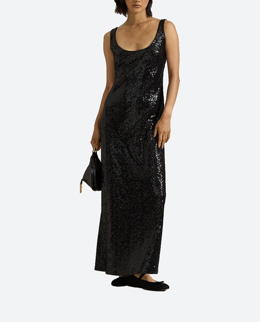 Imagen 0 de Vestido largo de cóctel de tirantes