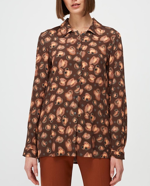 Imagen 0 de Camisa de mujer viscosa animal print