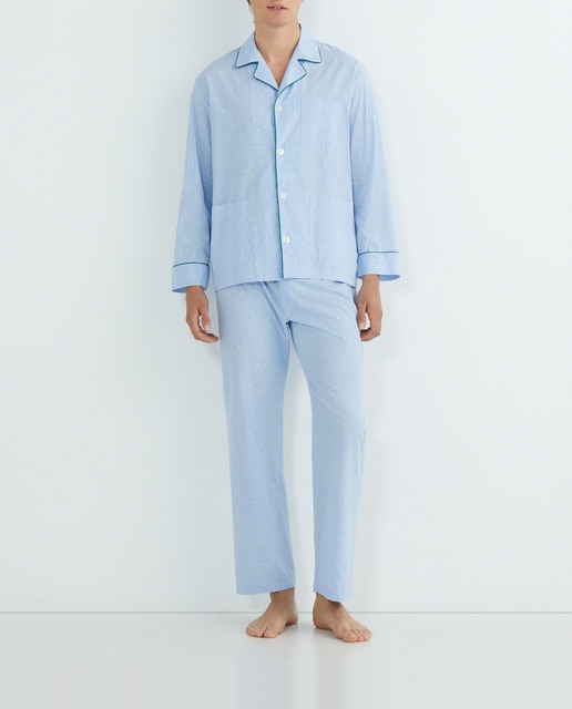 Imagen 0 de Pijama largo de tela