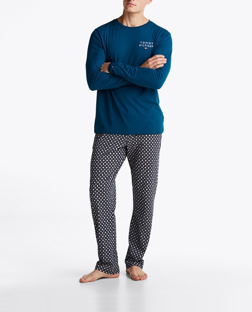 Imagen 0 de Pantalón largo de pijama de hombre en punto estampado