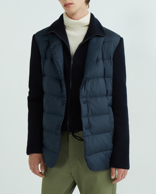 Imagen 0 de Chaqueta de hombre combi punto y nylon