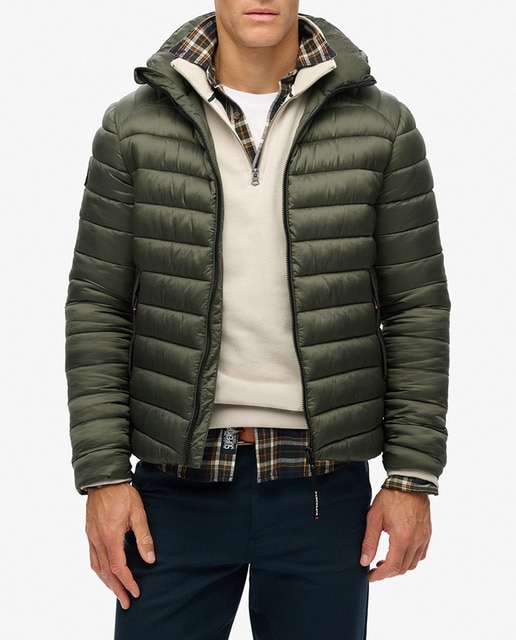 Imagen 0 de Plumífero acolchada con capucha Fuji