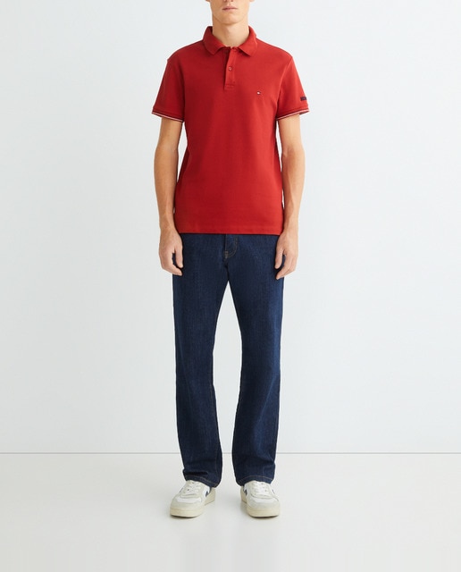 Imagen 0 de Polo de hombre Slim fit en piqué manga corta