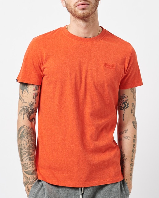 Imagen 0 de Camiseta de hombre de algodón orgánico bordada con el logotipo Vintage Logo