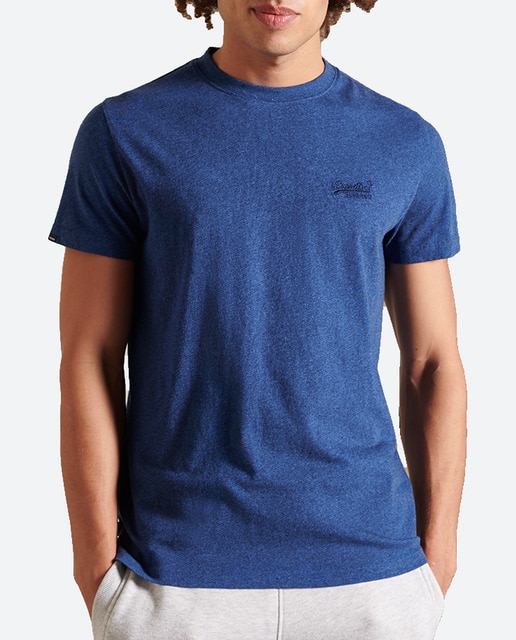 Imagen 0 de Camiseta de hombre de algodón orgánico bordada con el logotipo Vintage Logo