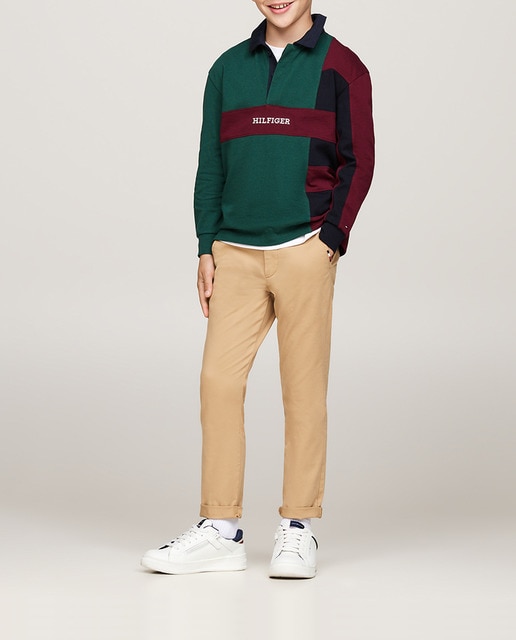 Imagen 0 de Pantalón tipo chino de niño largo