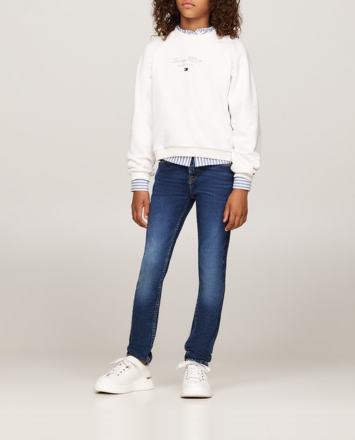 Imagen 0 de Pantalón vaquero de niña con cinco bolsillos