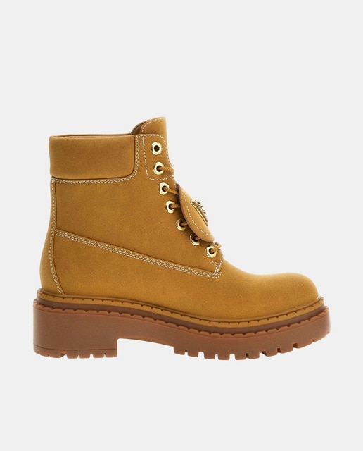 Imagem 0 de Botas Leavey com Salto Raso e Atacadores